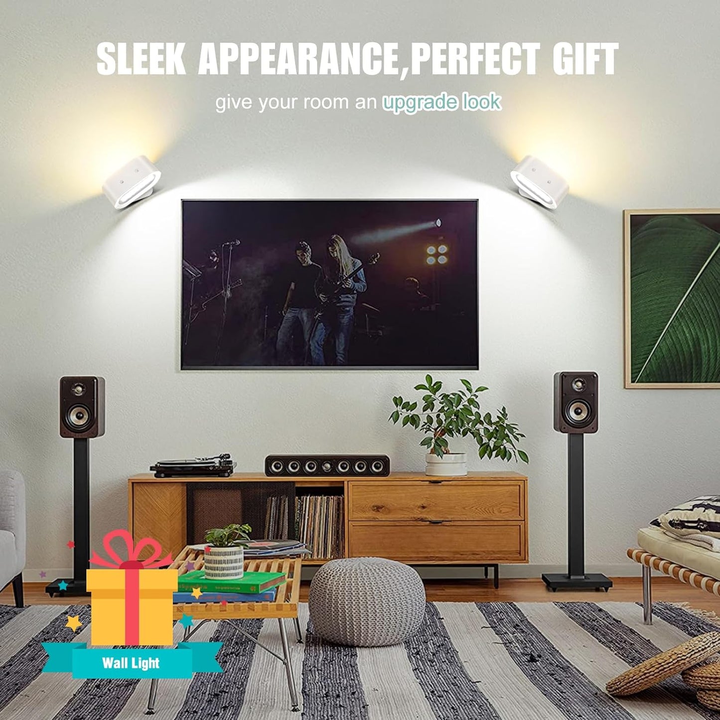 Fimilo Battery Operated Wall Lights