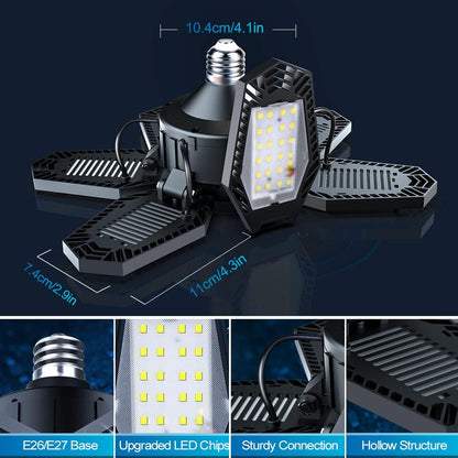 Fimilo 150W LED Garage Light 2 Pack